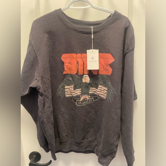 Anine Bing Tops - Anine Bing vintage eagle sweatshirt. Size L. Bnwt